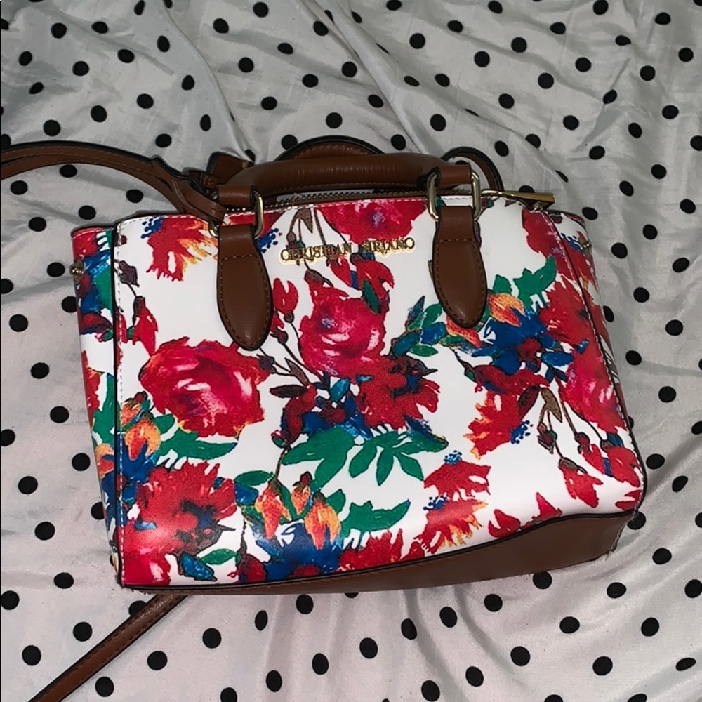 Christian Siriano Floral Handbag